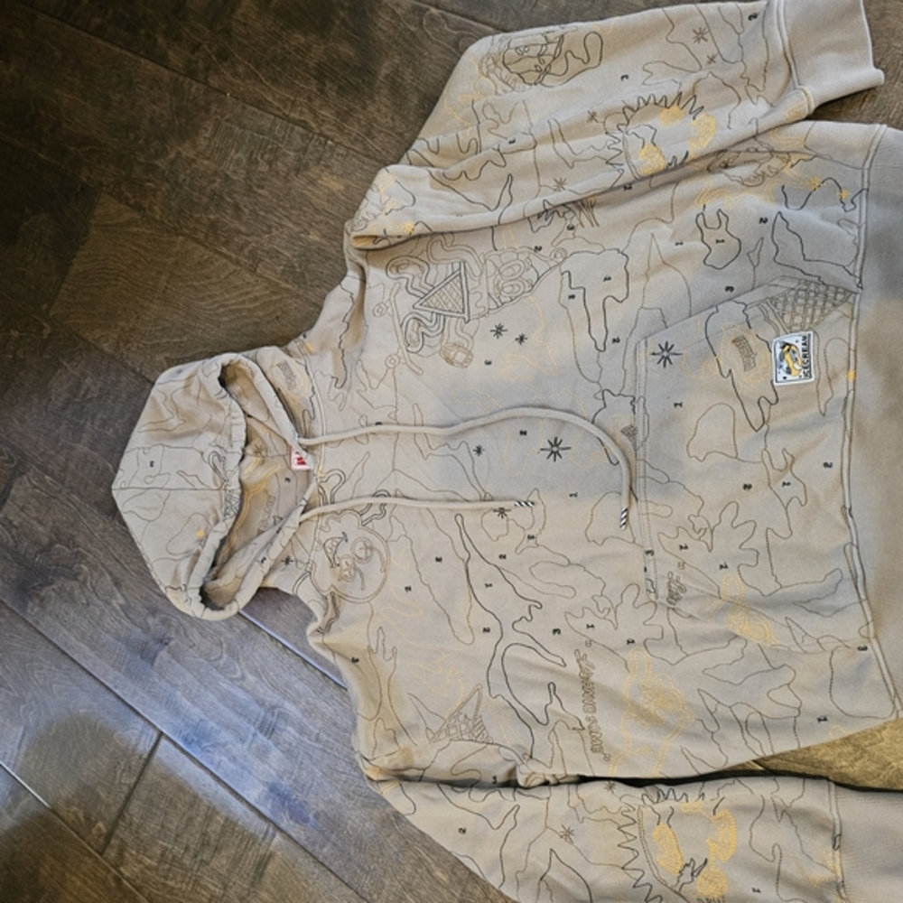 Icecream Beige Hoodie with Yellow Accents *like New**